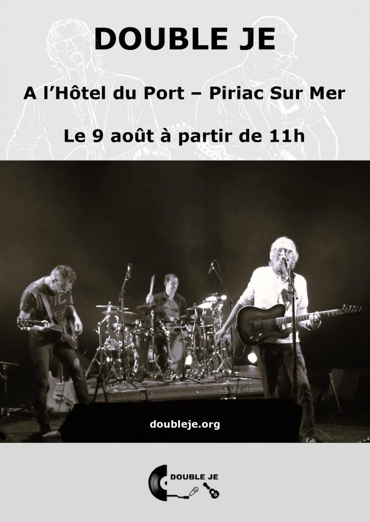 Double Je à Piriac le 9 août 2026
